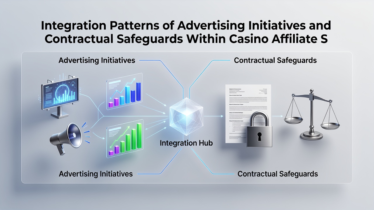 Legal contract review process overlaid on affiliate advertising analytics interface