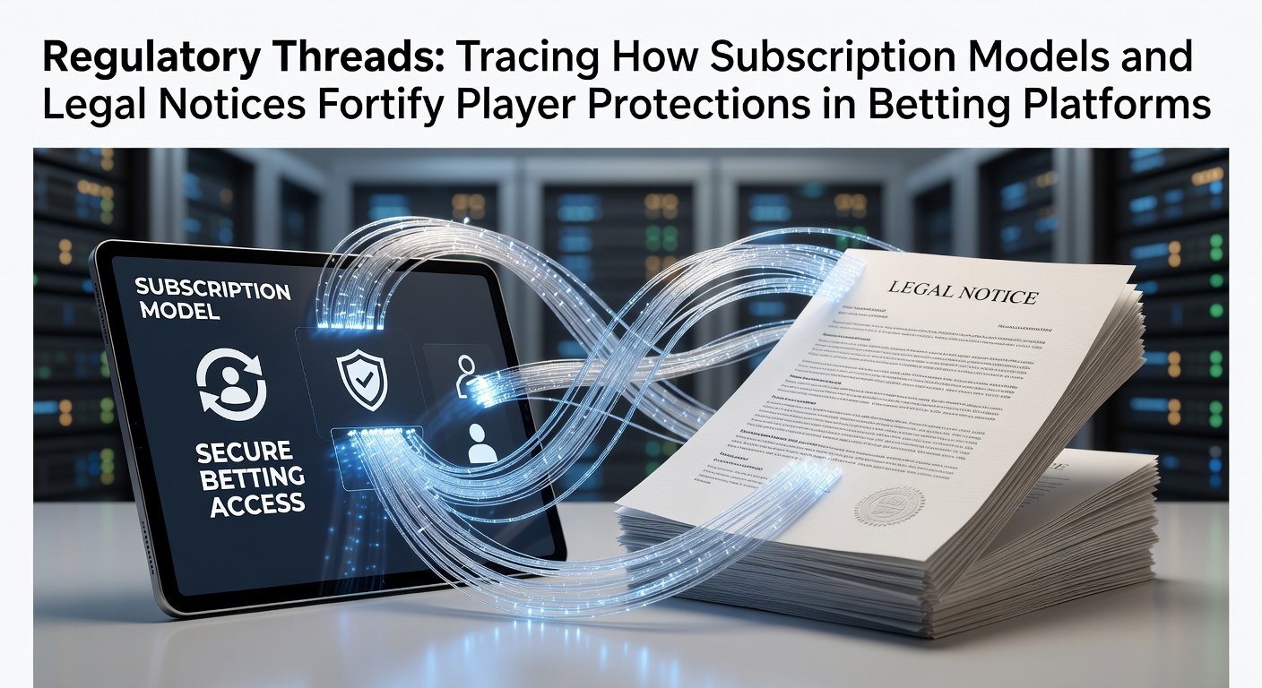 Illustration of regulatory frameworks and subscription tools protecting players in online betting environments